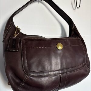 Vintage Coach ergo leather hobo
